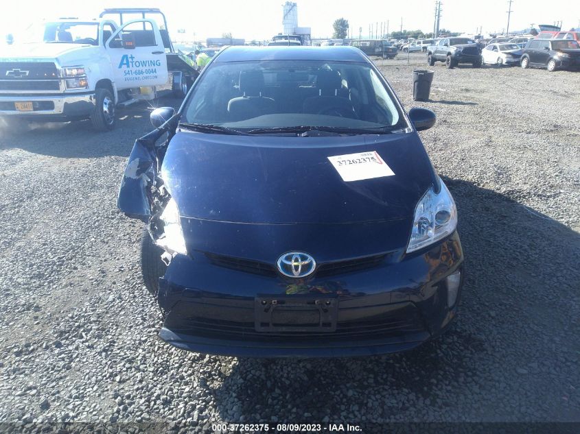 2013 TOYOTA PRIUS ONE/TWO/THREE/FOUR/FIVE - JTDKN3DU6D1641713