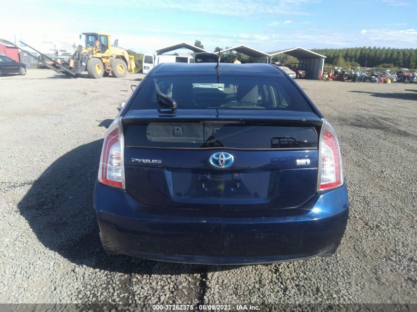 2013 TOYOTA PRIUS ONE/TWO/THREE/FOUR/FIVE - JTDKN3DU6D1641713