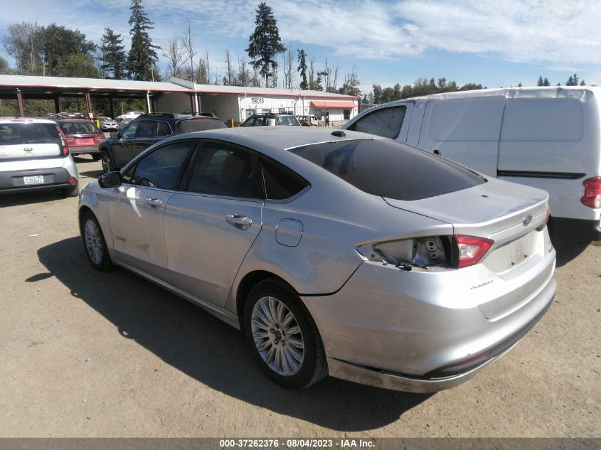 2014 FORD FUSION SE HYBRID - 3FA6P0LU3ER244372