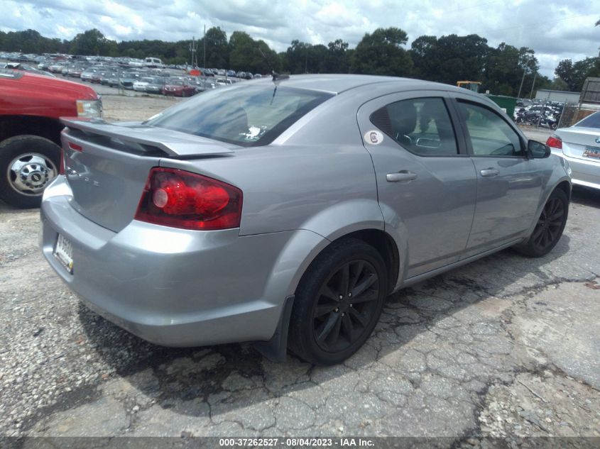 2014 DODGE AVENGER SE - 1C3CDZAB4EN200755