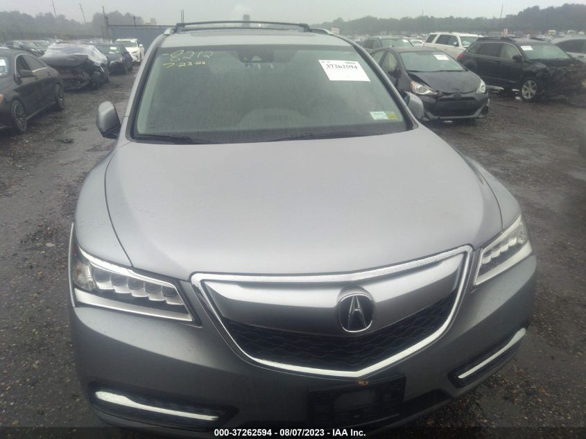 2016 ACURA MDX W/TECH/W/TECH - 5FRYD4H46GB059988