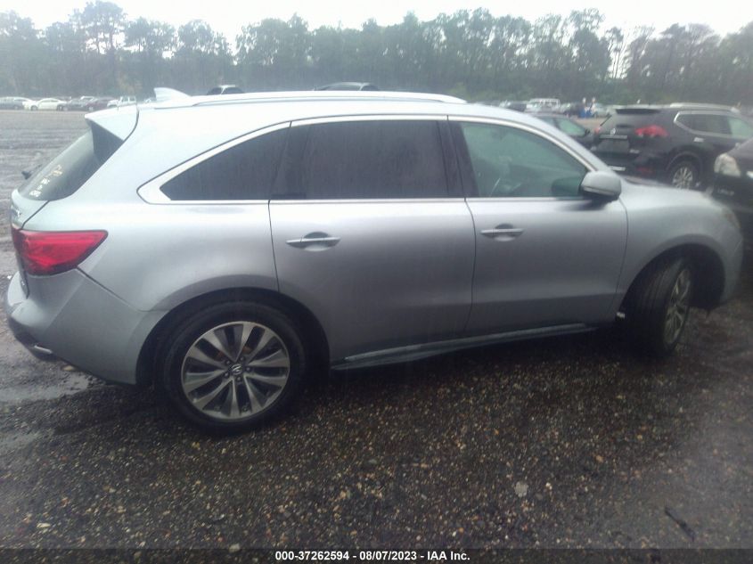 2016 ACURA MDX W/TECH/W/TECH - 5FRYD4H46GB059988