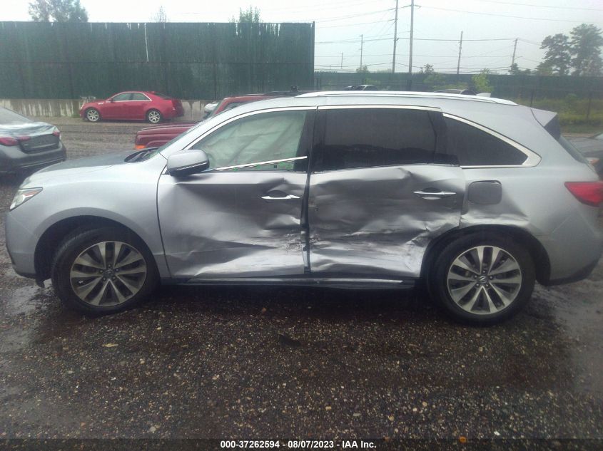 2016 ACURA MDX W/TECH/W/TECH - 5FRYD4H46GB059988