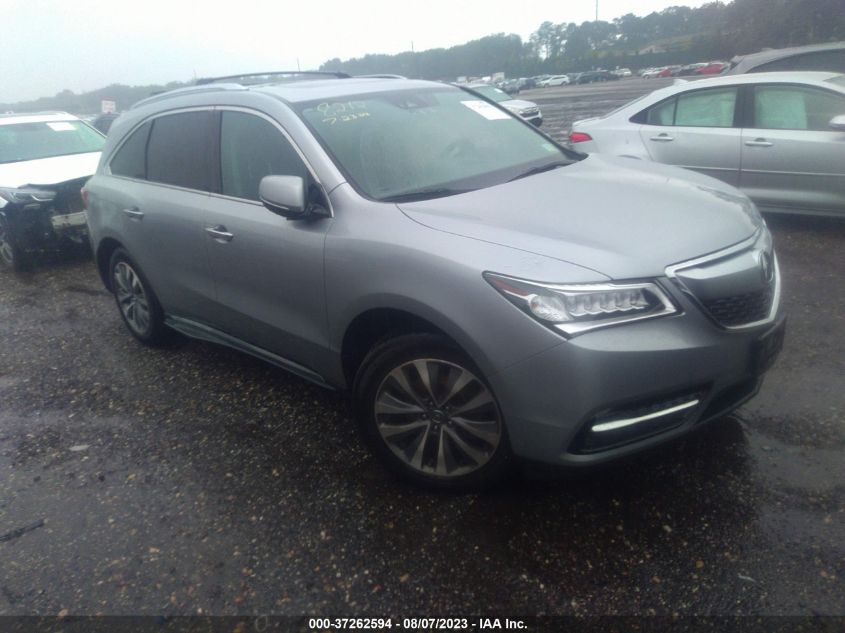2016 ACURA MDX W/TECH/W/TECH - 5FRYD4H46GB059988