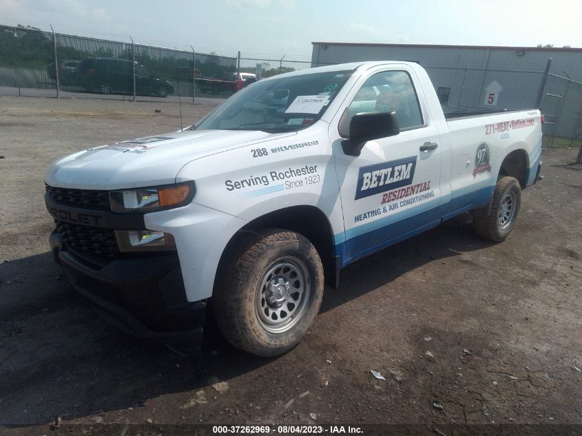 2020 CHEVROLET SILVERADO 1500 WORK TRUCK - 3GCNYAEH2LG126265