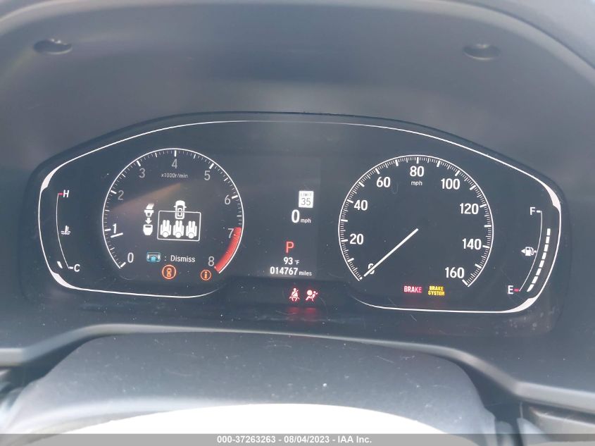 2022 HONDA ACCORD SEDAN TOURING - 1HGCV2F97NA000712
