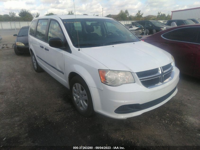 2014 DODGE GRAND CARAVAN AMERICAN VALUE PKG - 2C4RDGBG4ER282770
