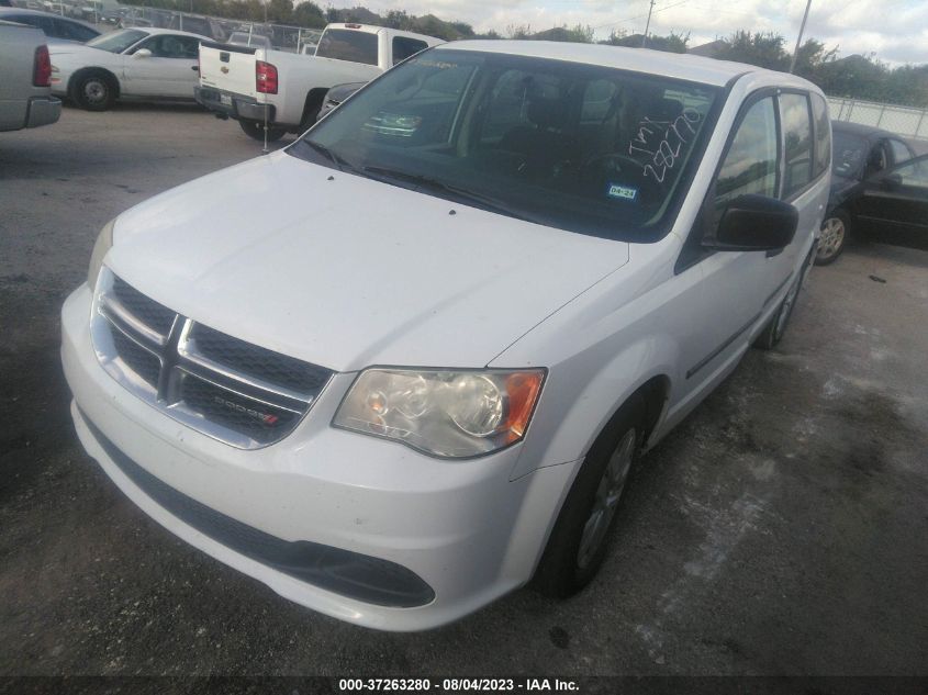 2014 DODGE GRAND CARAVAN AMERICAN VALUE PKG - 2C4RDGBG4ER282770
