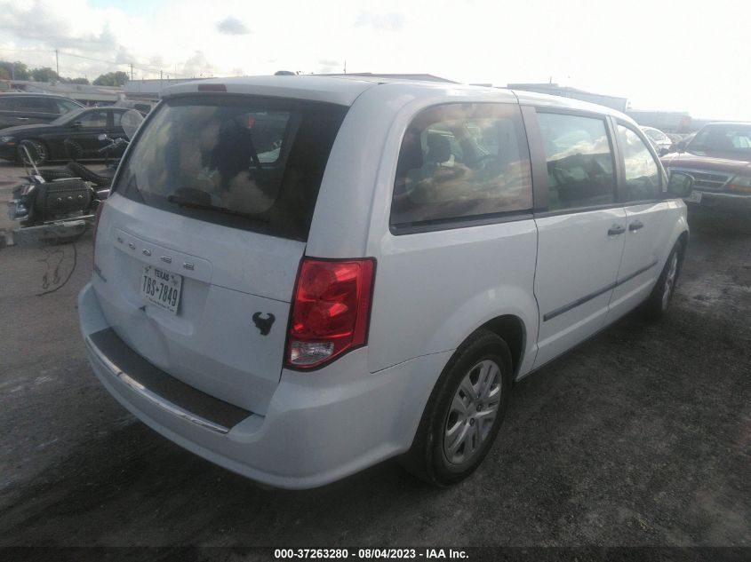 2014 DODGE GRAND CARAVAN AMERICAN VALUE PKG - 2C4RDGBG4ER282770