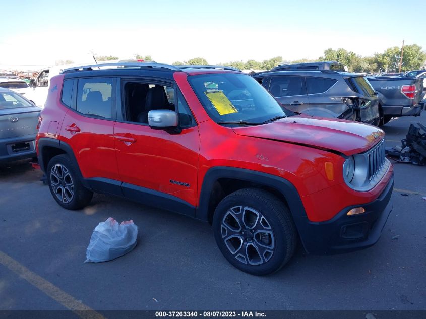 VIN ZACCJBDT4GPC48556 2016 JEEP RENEGADE no.1