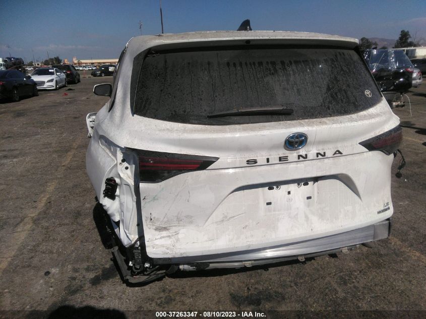 2022 TOYOTA SIENNA LE - 5TDKRKEC1NS122299