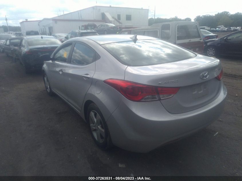 2013 HYUNDAI ELANTRA GLS PZEV - KMHDH4AE7DU011180