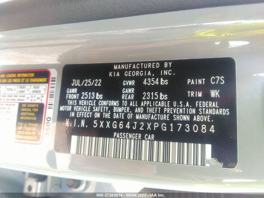 2023 KIA K5 GT LINE - 5XXG64J2XPG173084