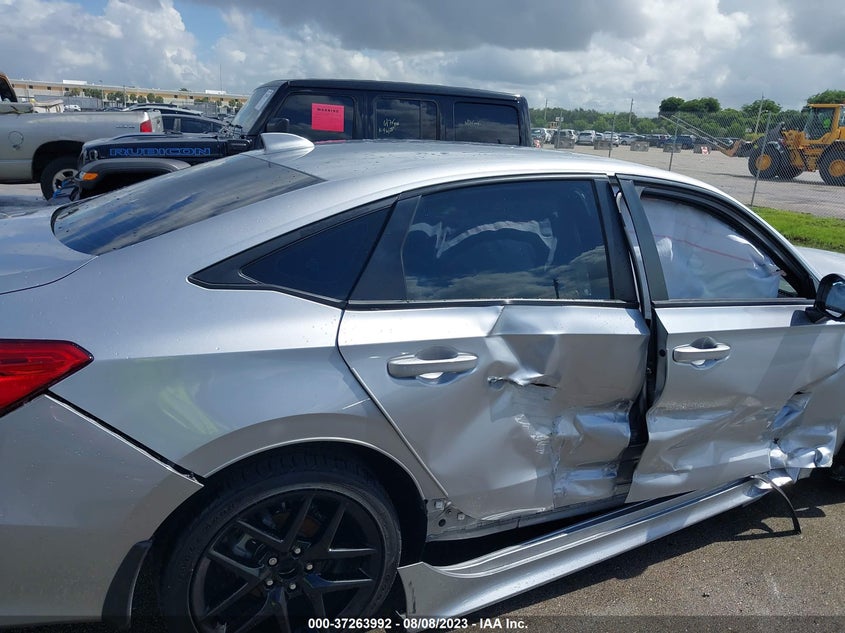 VIN 2HGFE2F52NH609640 2022 HONDA CIVIC SEDAN SPORT