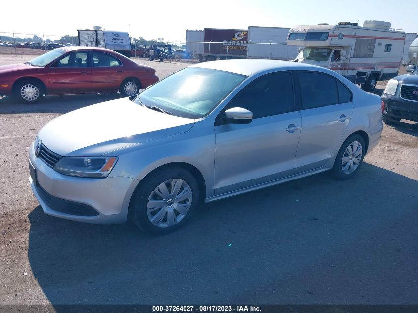 2014 VOLKSWAGEN JETTA SEDAN SE - 3VWD17AJ1EM272024