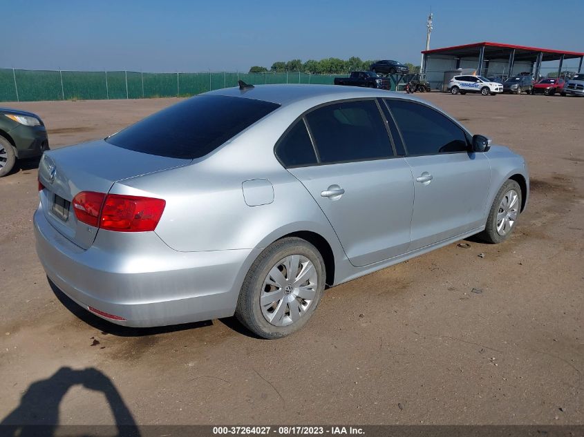 2014 VOLKSWAGEN JETTA SEDAN SE - 3VWD17AJ1EM272024