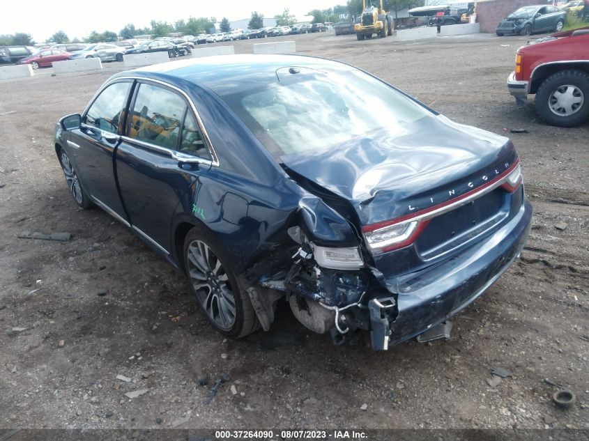 2017 LINCOLN CONTINENTAL SELECT - 1LN6L9TK5H5637334
