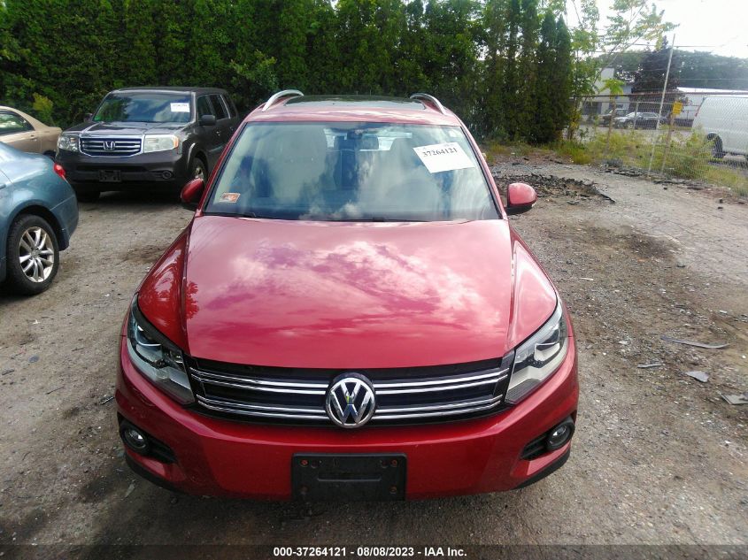 2016 VOLKSWAGEN TIGUAN SE - WVGBV7AX9GW035329