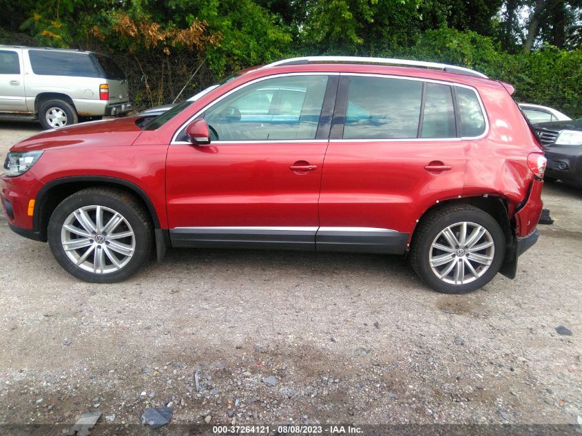 2016 VOLKSWAGEN TIGUAN SE - WVGBV7AX9GW035329