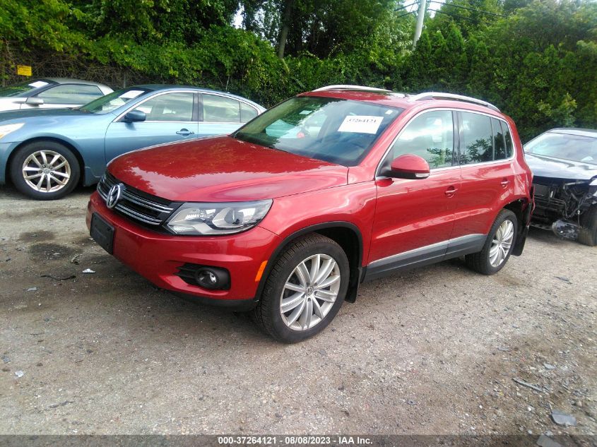 2016 VOLKSWAGEN TIGUAN SE - WVGBV7AX9GW035329