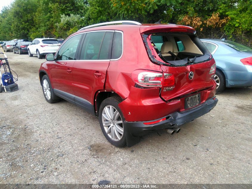 2016 VOLKSWAGEN TIGUAN SE - WVGBV7AX9GW035329