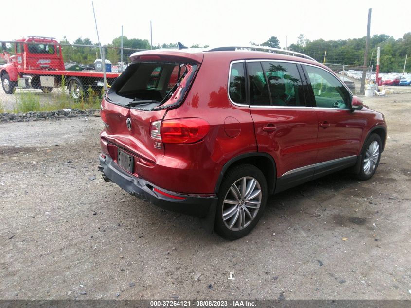 2016 VOLKSWAGEN TIGUAN SE - WVGBV7AX9GW035329