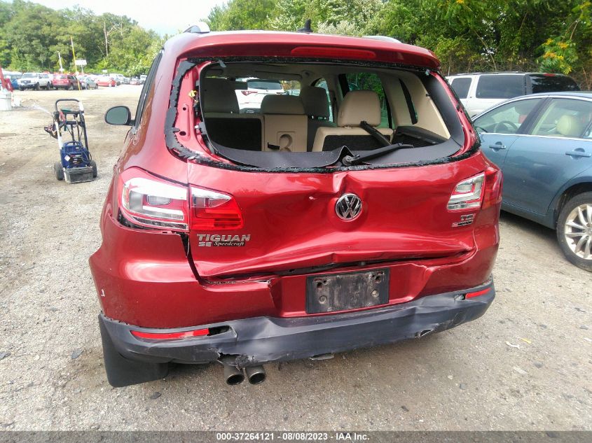 2016 VOLKSWAGEN TIGUAN SE - WVGBV7AX9GW035329