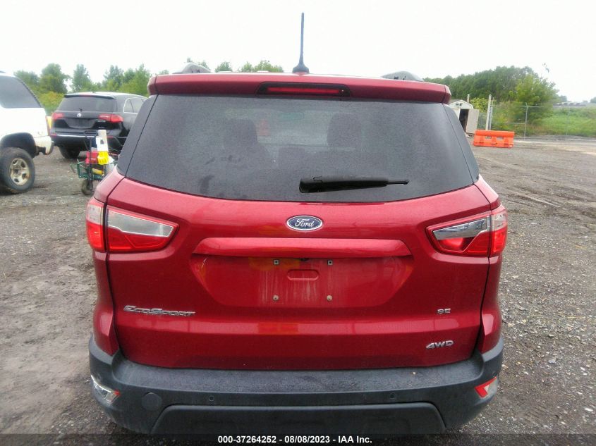 2018 FORD ECOSPORT SE - MAJ6P1ULXJC164586