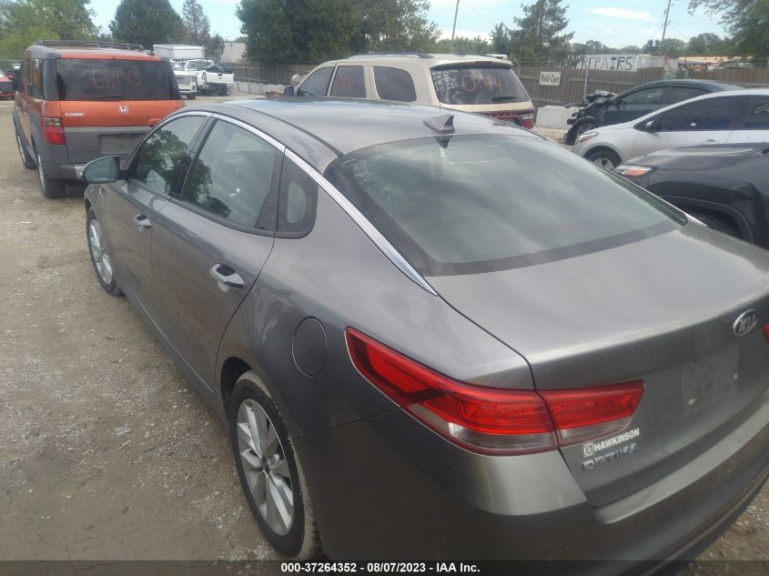 2018 KIA OPTIMA EX - 5XXGU4L32JG197365