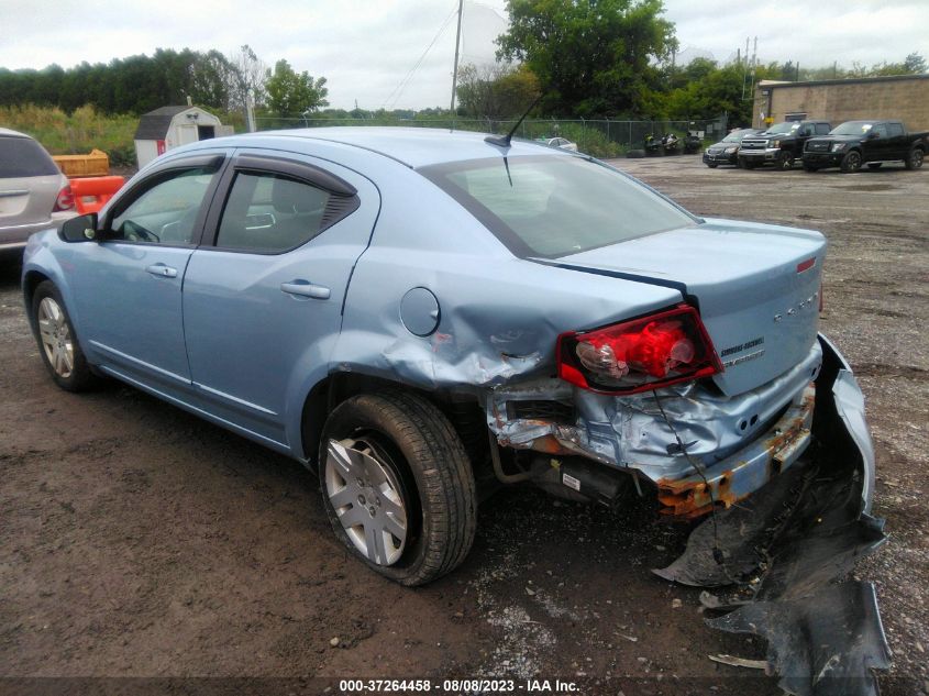 2013 DODGE AVENGER SE - 1C3CDZAB9DN590055