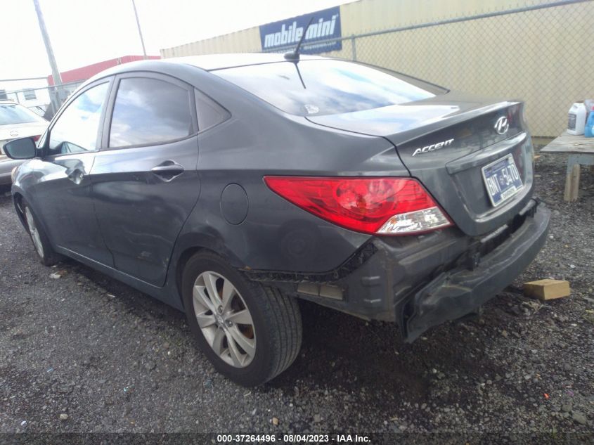 2013 HYUNDAI ACCENT GLS - KMHCU4AE3DU328798