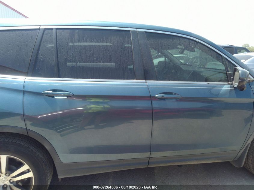 2016 HONDA PILOT EXL - 5FNYF5H6XGB027158