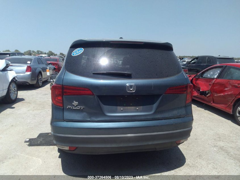 2016 HONDA PILOT EXL - 5FNYF5H6XGB027158