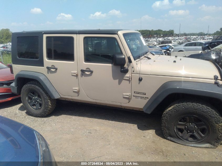 2016 JEEP WRANGLER UNLIMITED SPORT - 1C4BJWDG0GL266904