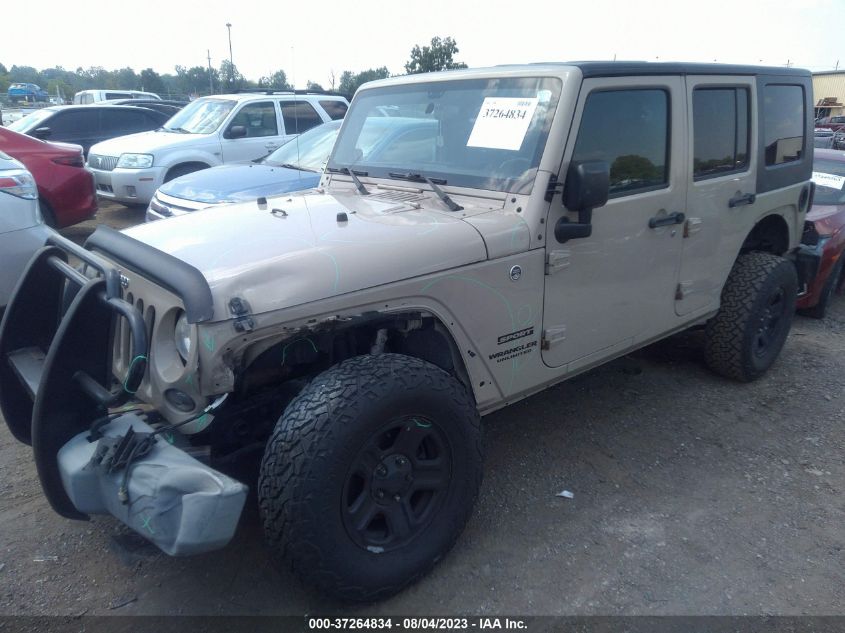 2016 JEEP WRANGLER UNLIMITED SPORT - 1C4BJWDG0GL266904