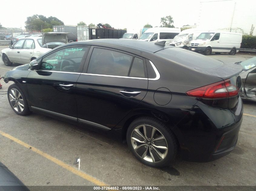 2019 HYUNDAI IONIQ HYBRID LIMITED - KMHC85LCXKU124227
