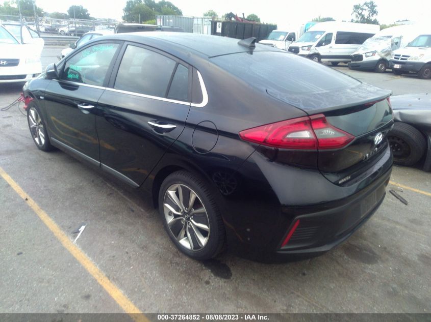 2019 HYUNDAI IONIQ HYBRID LIMITED - KMHC85LCXKU124227