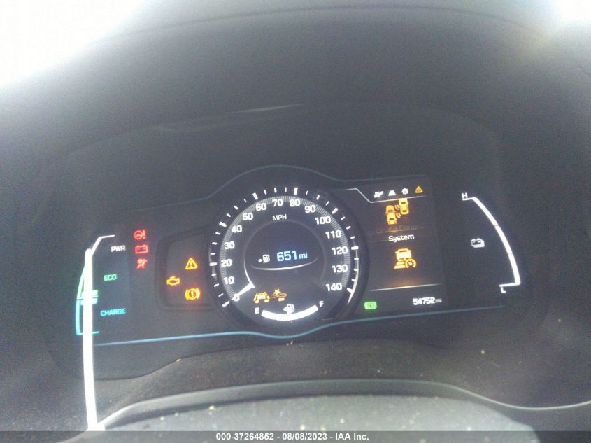2019 HYUNDAI IONIQ HYBRID LIMITED - KMHC85LCXKU124227