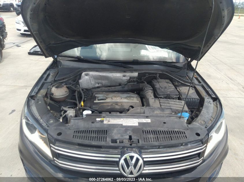 2016 VOLKSWAGEN TIGUAN S - WVGAV7AX9GW588137