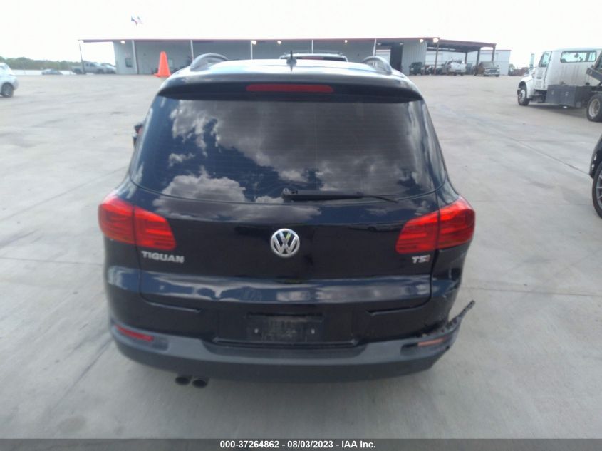 2016 VOLKSWAGEN TIGUAN S - WVGAV7AX9GW588137