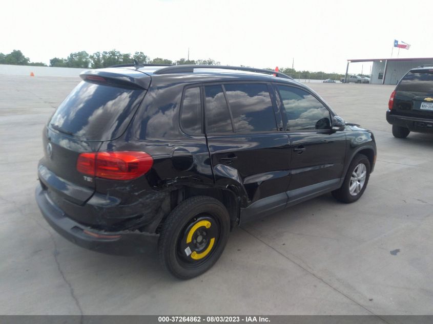 2016 VOLKSWAGEN TIGUAN S - WVGAV7AX9GW588137