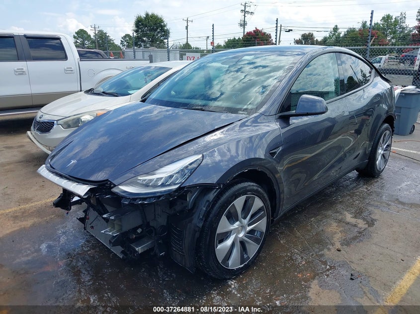 VIN 7SAYGDEE3NA005356 2022 TESLA MODEL Y LONG RANGE