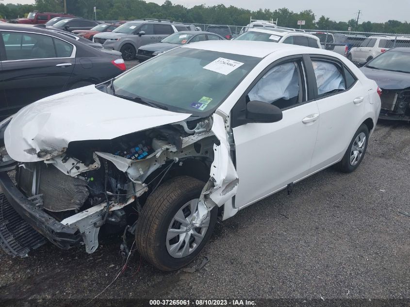 2016 TOYOTA COROLLA L/LE/S/S PLUS/LE PLUS - 2T1BURHE0GC736552