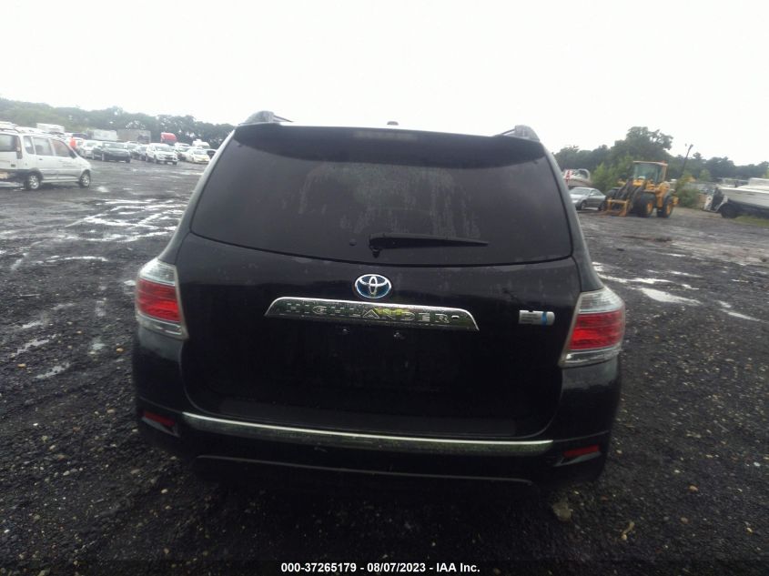 2013 TOYOTA HIGHLANDER HYBRID JTEBC3EH7D2016735