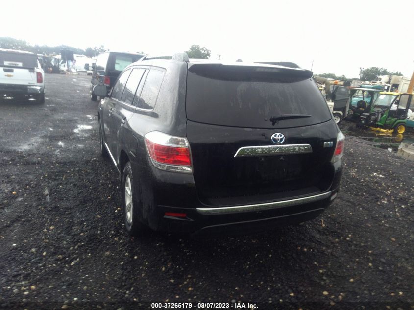 2013 TOYOTA HIGHLANDER HYBRID JTEBC3EH7D2016735