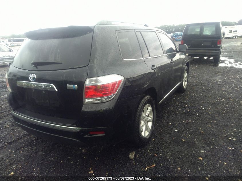 2013 TOYOTA HIGHLANDER HYBRID JTEBC3EH7D2016735
