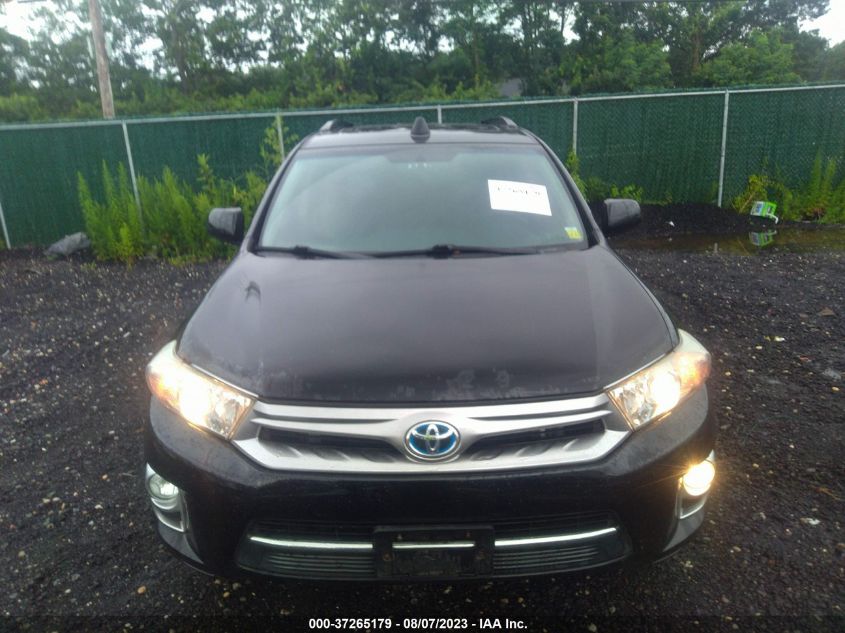 2013 TOYOTA HIGHLANDER HYBRID JTEBC3EH7D2016735