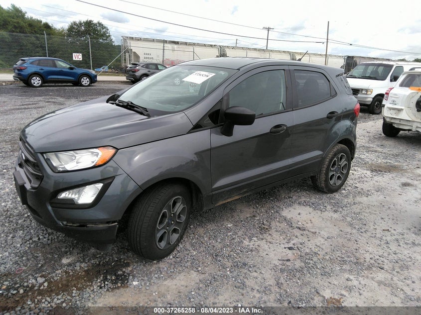 VIN MAJ3S2FEXLC312406 2020 FORD ECOSPORT S