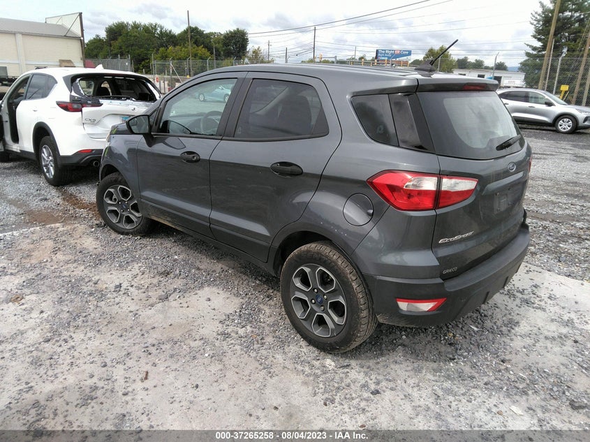 VIN MAJ3S2FEXLC312406 2020 FORD ECOSPORT S
