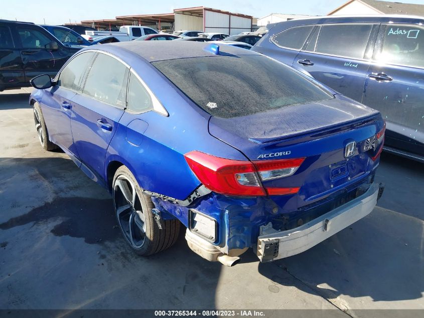 2019 HONDA ACCORD SEDAN SPORT 1.5T - 1HGCV1F34KA076020
